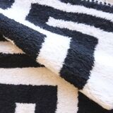Black and White Berber Rug - 347 x 242 cm