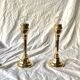 Pair of vintage brass lamp bases