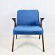 Blue Ocean Bunny Armchair by Józef Chierowski 1970s