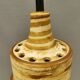 Ceramic hanging lamp by Danish Søholm, estimated 1960s.