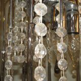 Lustre cascade en verre de Murano italien 1960