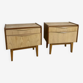 Pair of vintage bedside tables 1960-80