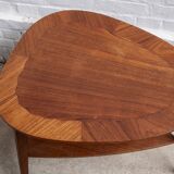 2 tables d'appoint Holger Georg Jensen en teck, Kubus, années 1960, Danemark