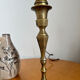 Golden brass candle holder lamp