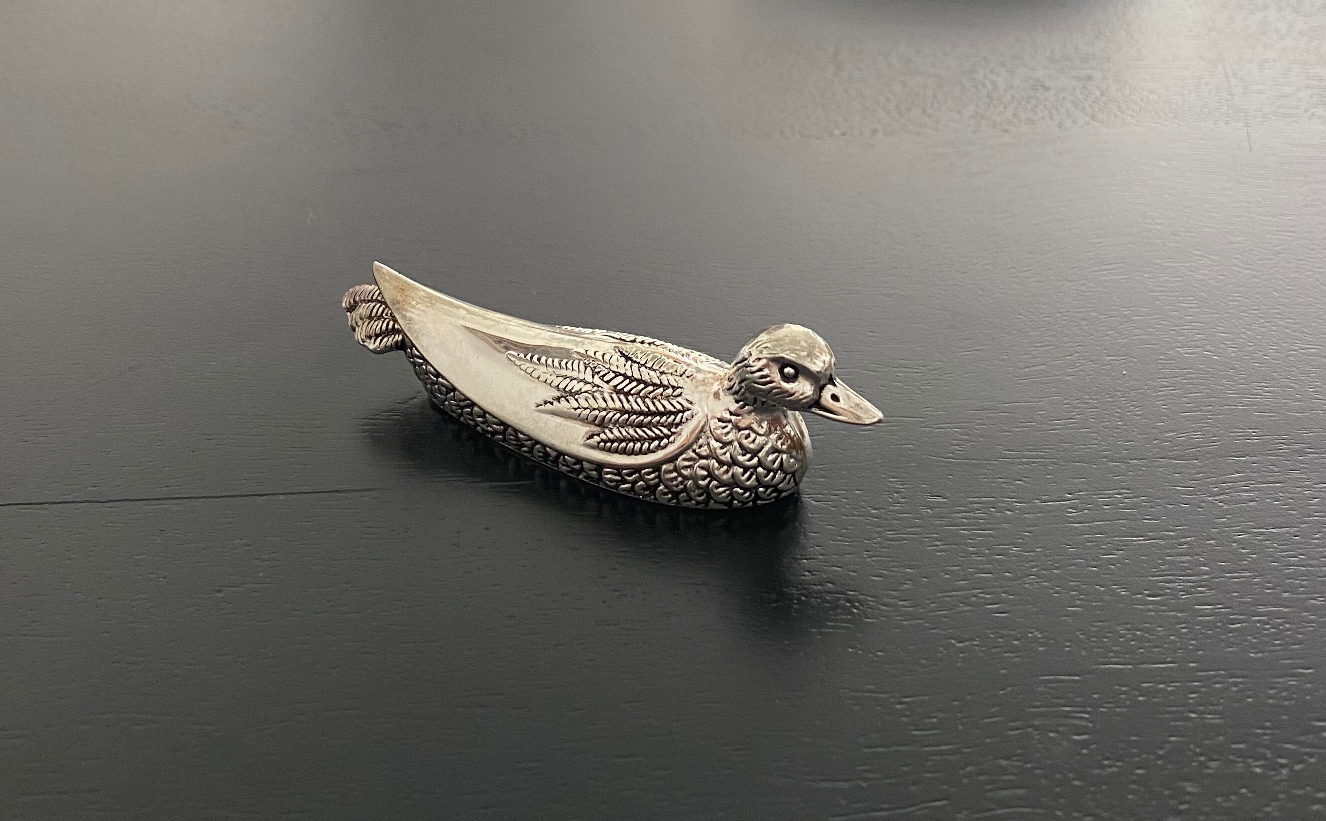 Knife rest duck shape Silea brand, vintage