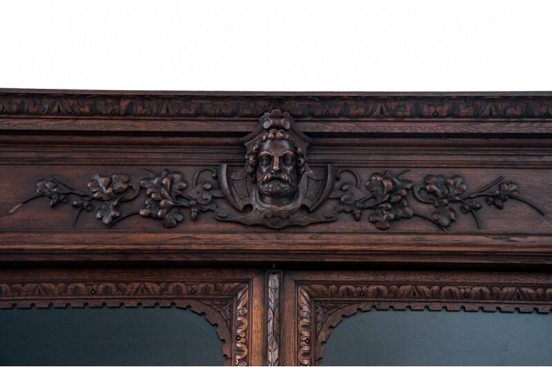 Library in the neo-renaissance style, circa 1890.