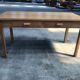 Flat desk in solid oak from the 1950s