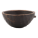 Empty African tumbler pocket dish in blackened wood, 1970s
