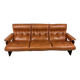 Rosewood and cognac leather canapé by Coja Culemborg, Netherlands, 1970s.