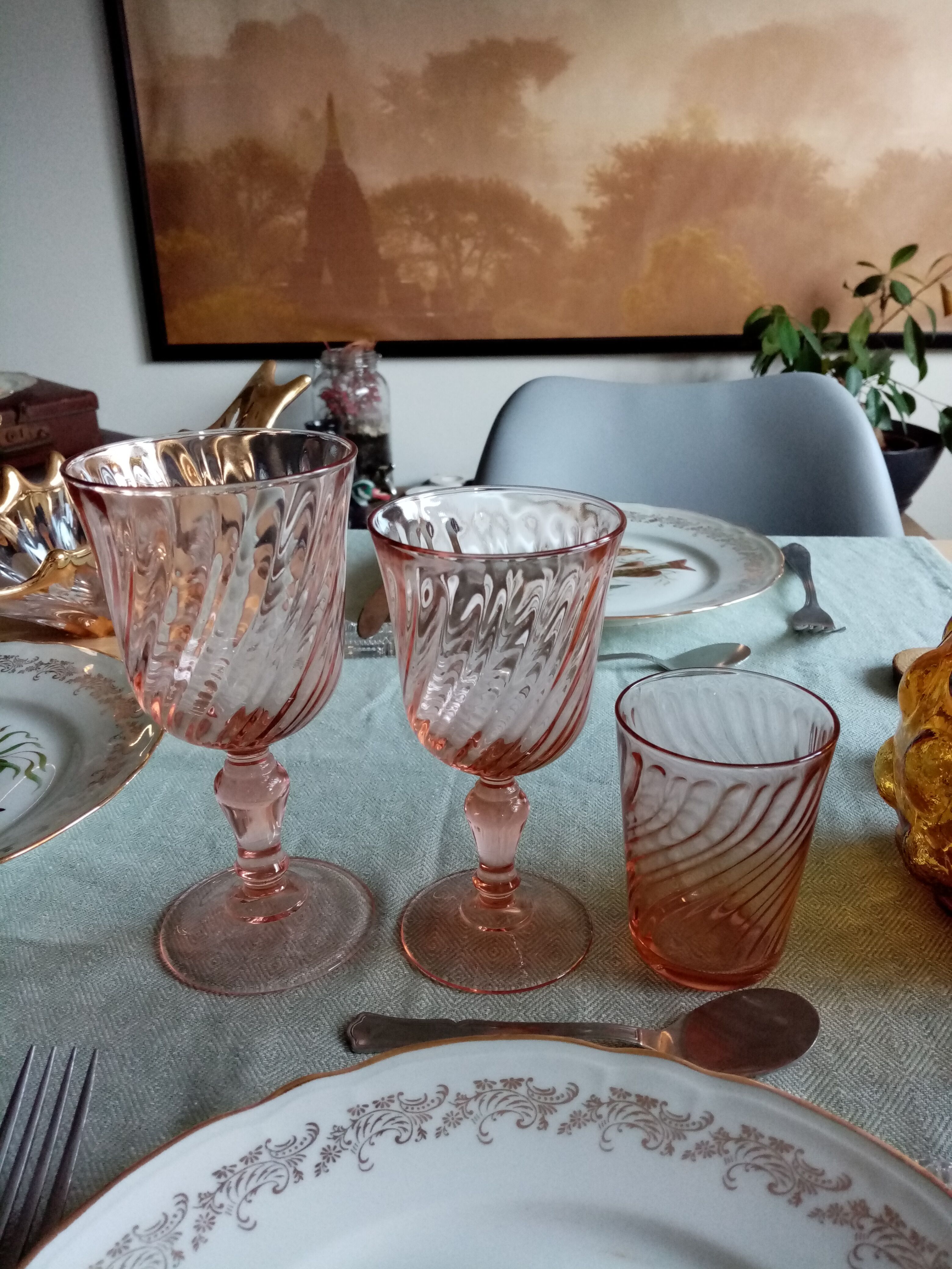 Verres à eau Rosaline