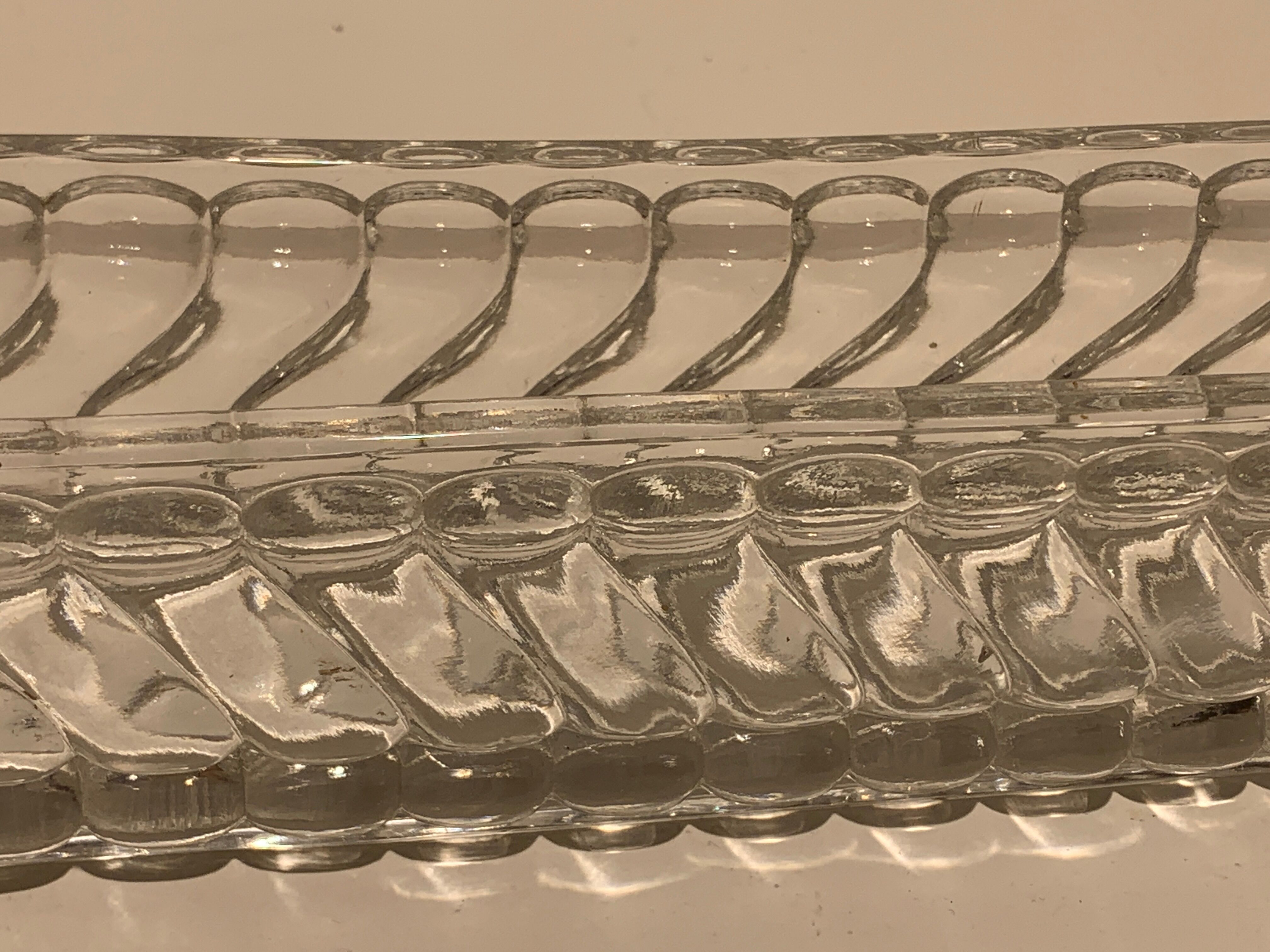 Baccarat crystal centerpiece, Bamboo model, 1900