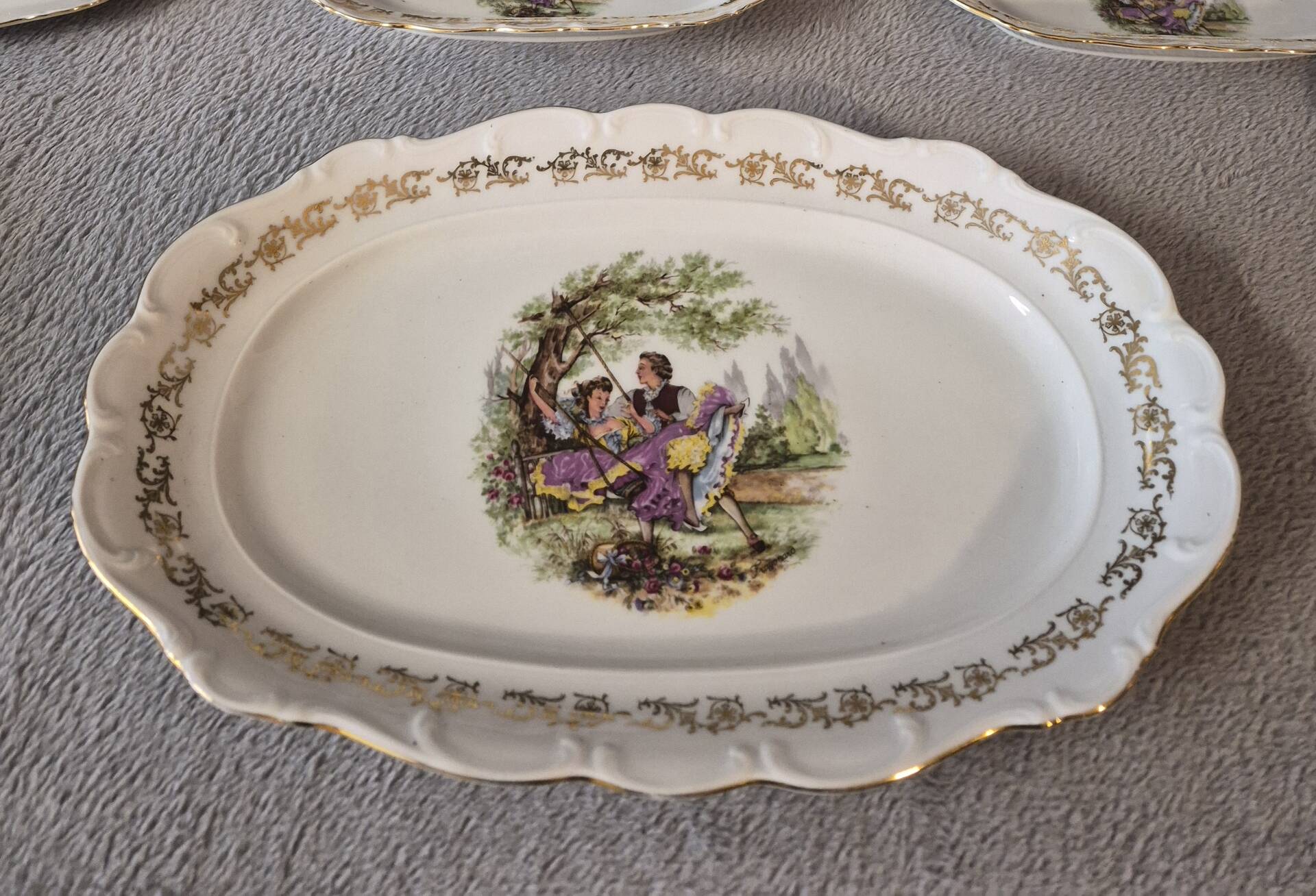 Service de vaisselle Fragonard porcelaine de Bavière Années 50/60