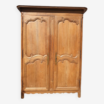 Wardrobe in oak XVIIIth