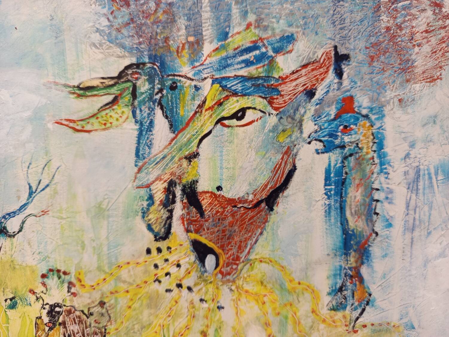 Oil painting signed