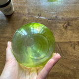 Vase soliflore verre coloré vert