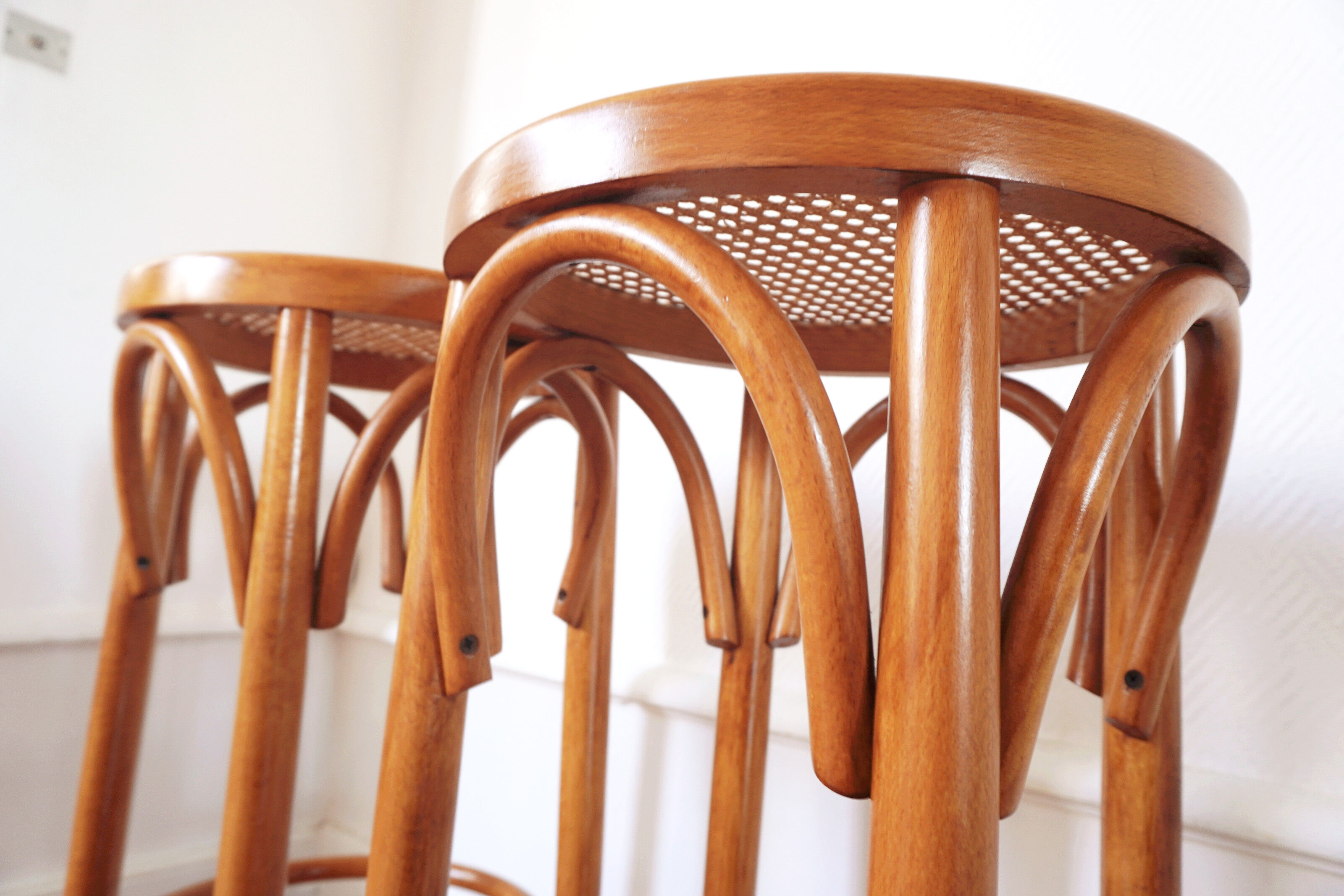 Lot of 2 high stools