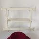 Vintage wrought iron wall coat rack
