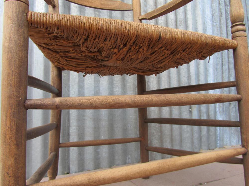 Wooden Dutch rustic farmers armchair Chair