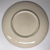 Plate Vintage Imitation wood Vallauris Grandjean Jourdan