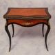 Louis XV Napoleon III Games Table - Marquetry - Bois De Rose - Palissandre - 19th