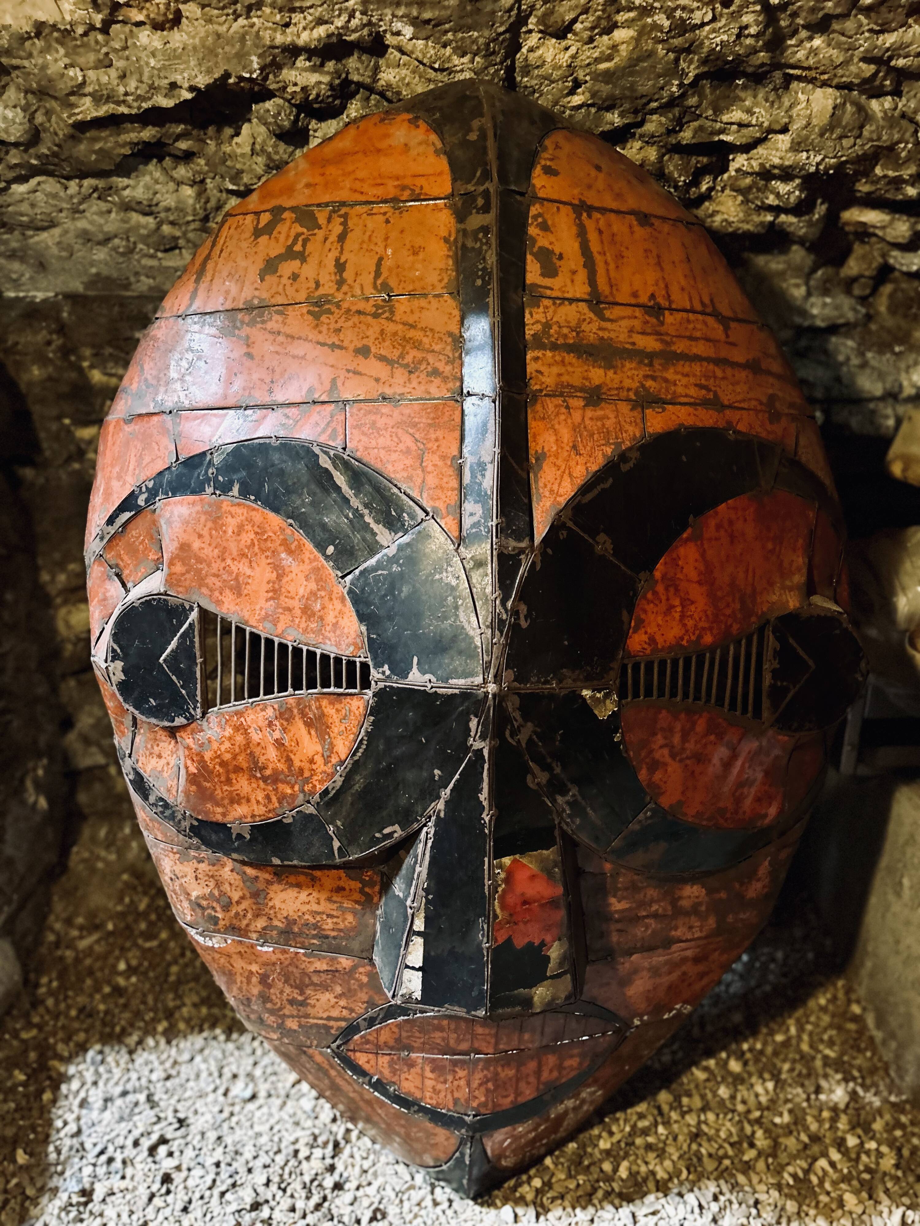 Indonesian metal mask