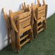 4 vintage folding garden chairs – French work from the 1970s-80s