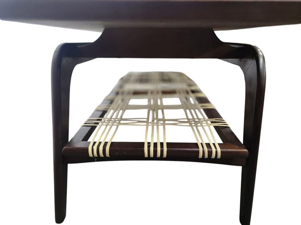 Vintage wooden coffee table 'van Teeffelen Wébé'