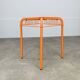 Vintage Ikea Vasteron stool, orange steel wire, 1990s