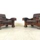 Pair of Ussaro model armchairs by Luciano Frigerio, 1960s