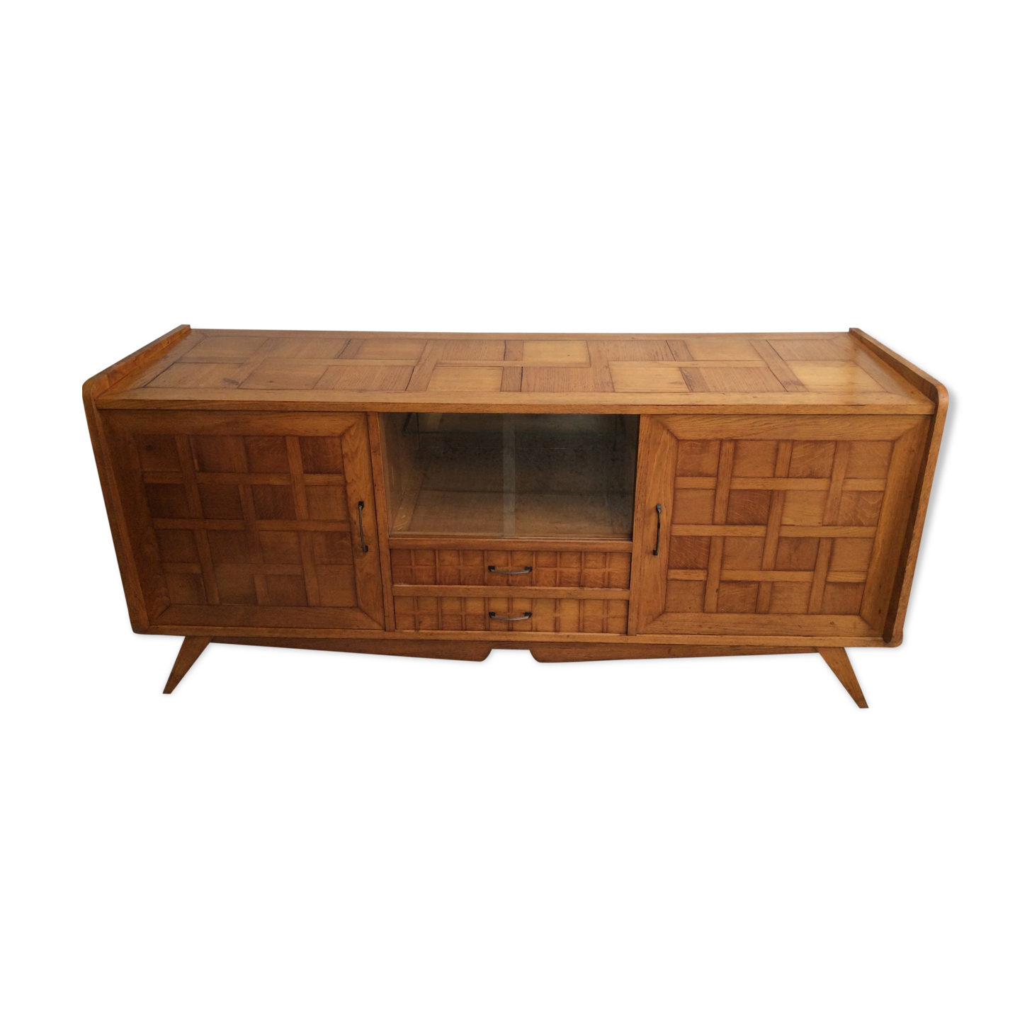Enfilade moderniste pieds compas années 50