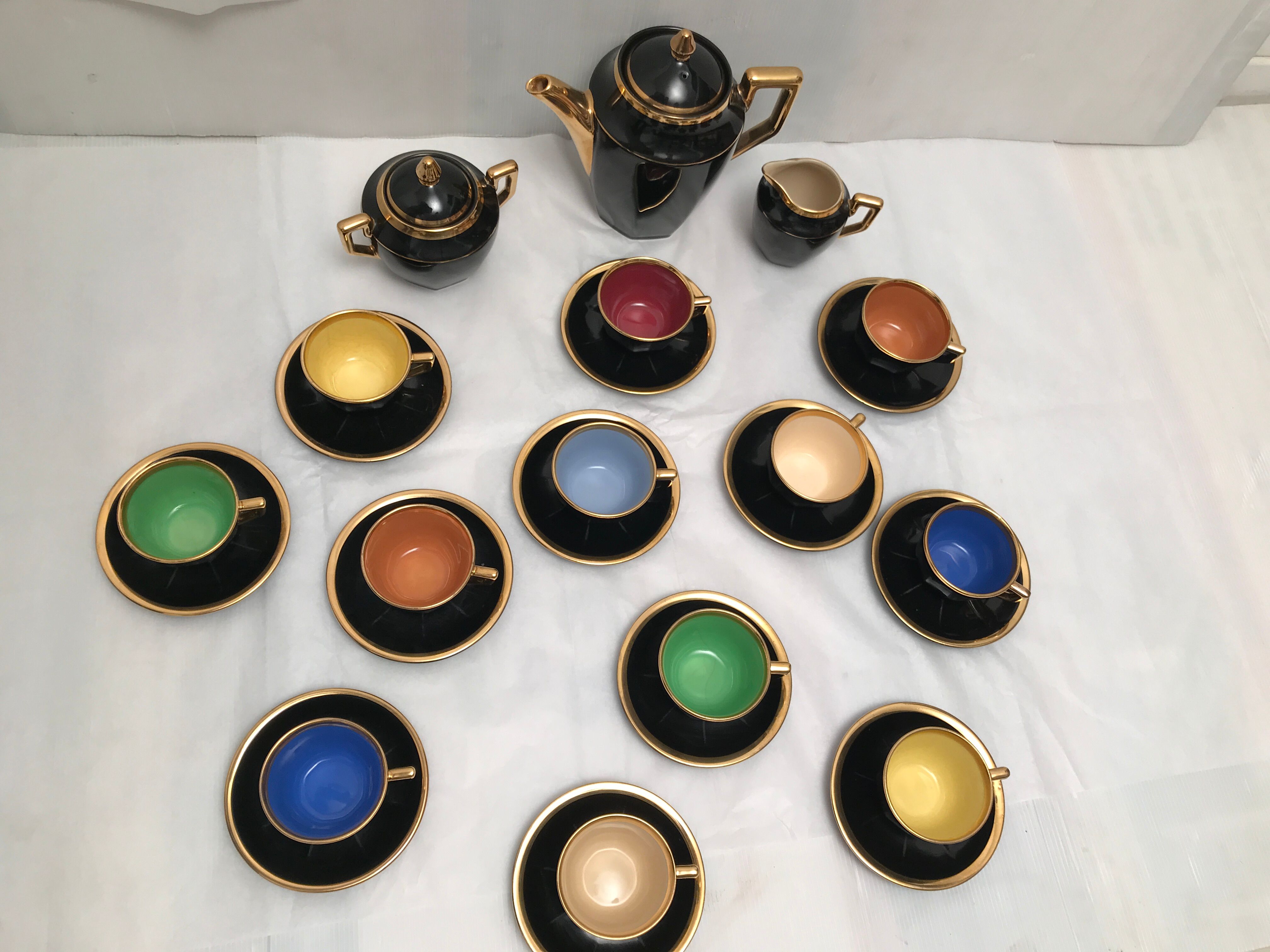Service of 27 tea pieces 50-60 years
