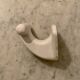 Ceramic coat hook