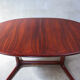 Danish oval rosewood dining table, 1960s