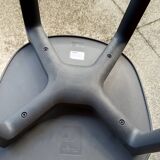 2 All Plastic Chair APC gray chairs by Jasper Morrison for Vitra,