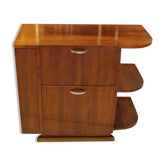 Bar meuble d'appoint 1930, compartiment porte revue