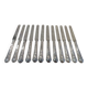 12 fruit knives 950 silver Minerva Louis XVI style wheat ear Turron