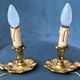Paire de lampe en bronze style Louis XV