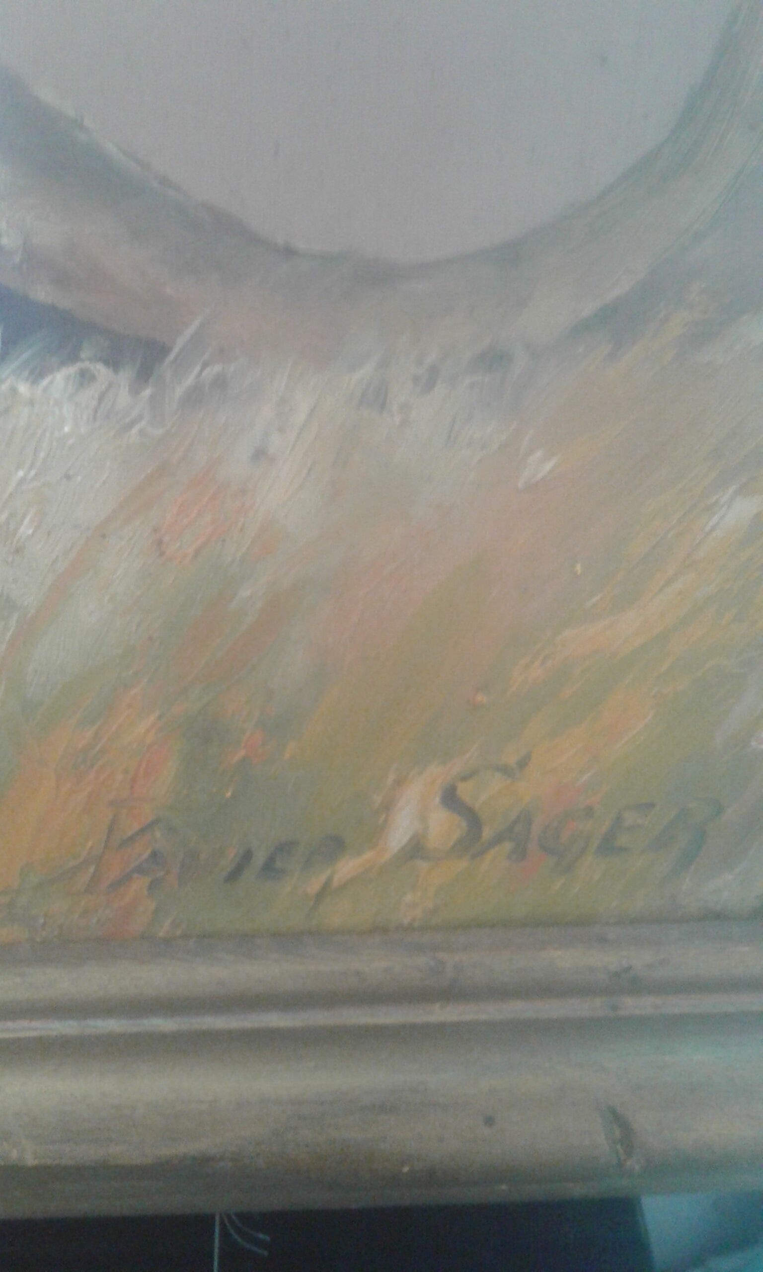 Lioness painting by Xavier Sager