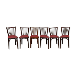 6 Chaises baumann bistrot troquet