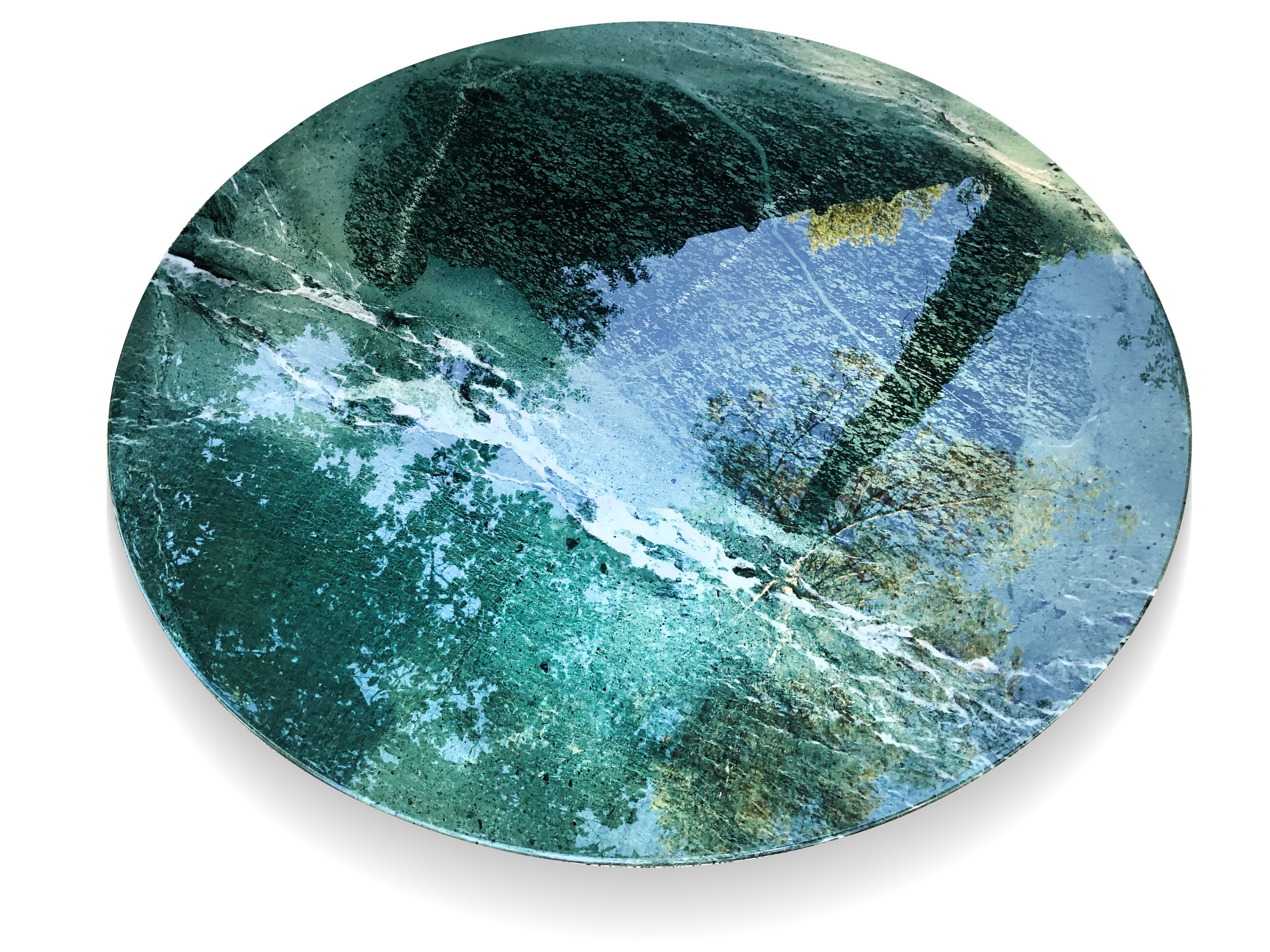 Table Eero Saarinen - Knoll int. marble alpi verde ø 120 cm