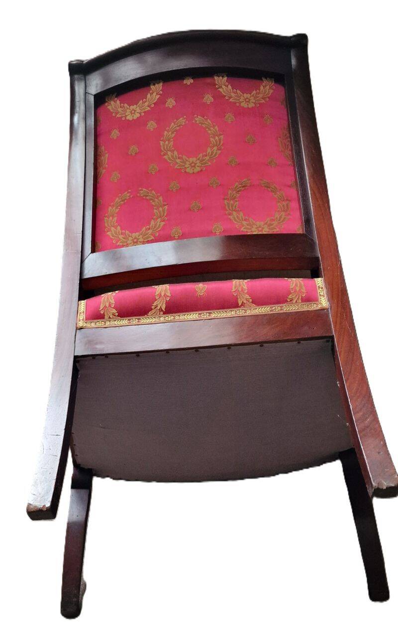 19th Century Empire Style Mahogany Armchair