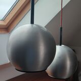 Duo of Erco 1970 aluminum suspensions