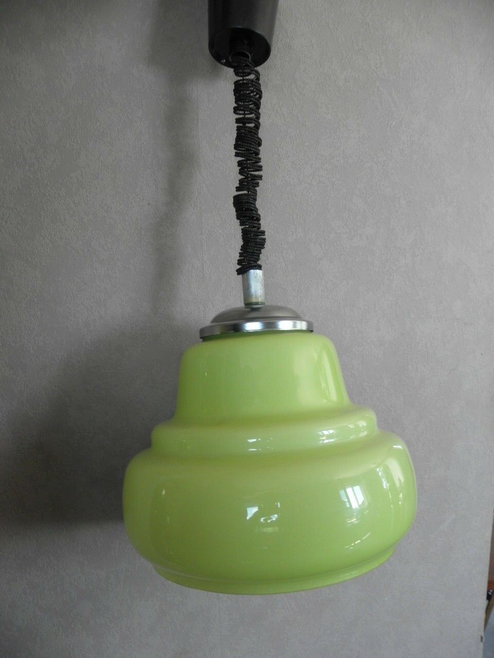 70s glass suspension