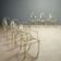 Louis Ghost chairs by Kartell designed by Philippe Starck from the 2000s.