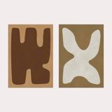 2 abstract art prints. A2 (42x59.4cm)