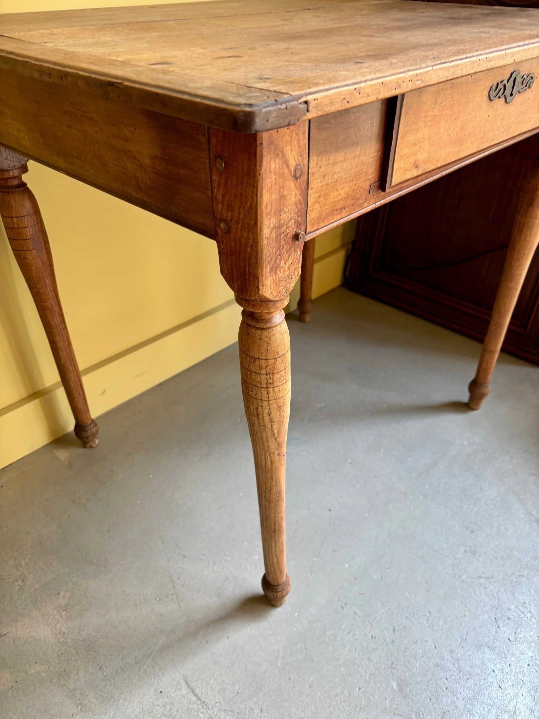 Side table, walnut desk, 18th century