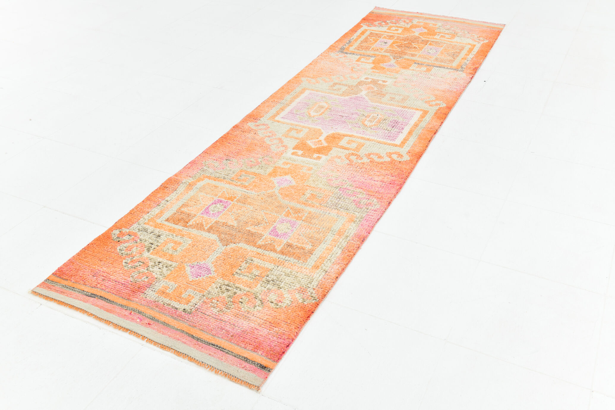 3x10 vintage runner rug, 89x312cm