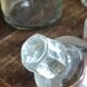 Bouteilles  en verre soufflé