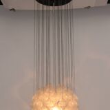 Kalmar 'Tulipan' Chandelier Pendant Light, Blown Glass, 1970