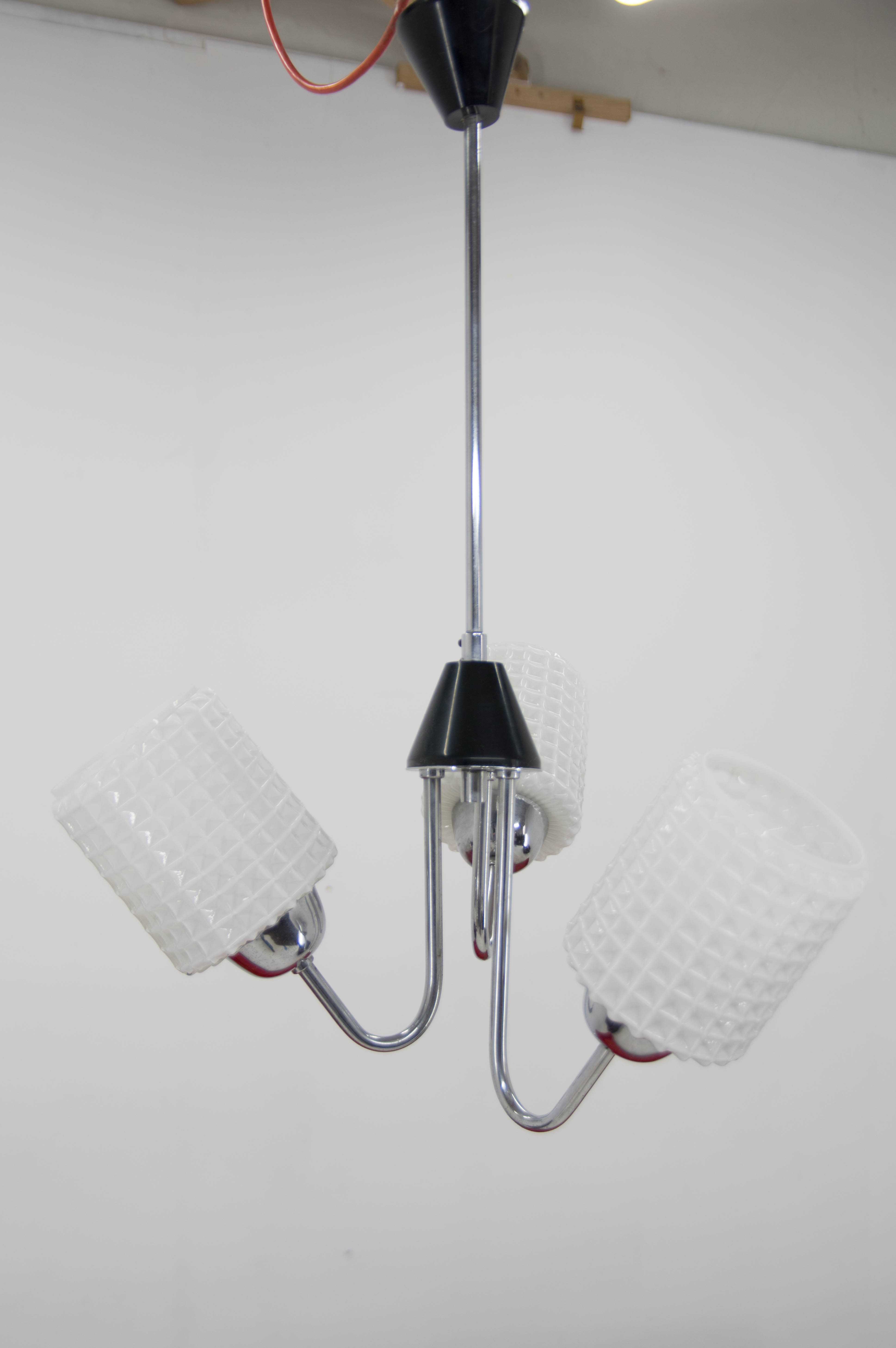 Mid-Century Chandelier, Lidokov, 1960s